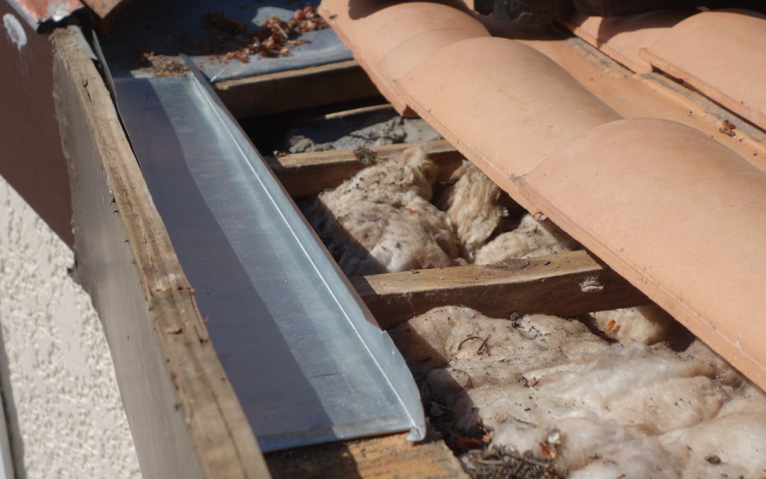 ZINGUERIE : REMPLACEMENT DE PLANCHE DE RIVES ET COULOIRS ALU