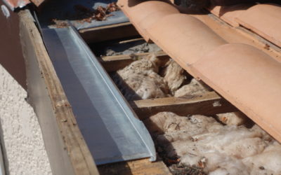 ZINGUERIE : REMPLACEMENT DE PLANCHE DE RIVES ET COULOIRS ALU